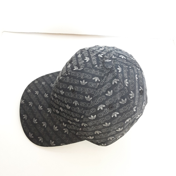 adidas Originals Men's Reflective Monogram Unstructured Cap BLACK NEW - Picture 3 of 7